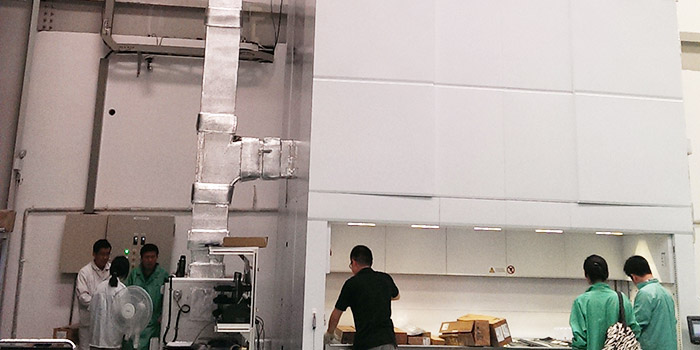 EUTRON昆山意歐創(chuàng)電子器件立體庫恒溫恒濕系統(tǒng)