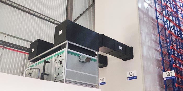 某公司恒溫恒濕立體倉庫恒溫恒濕系統(tǒng)